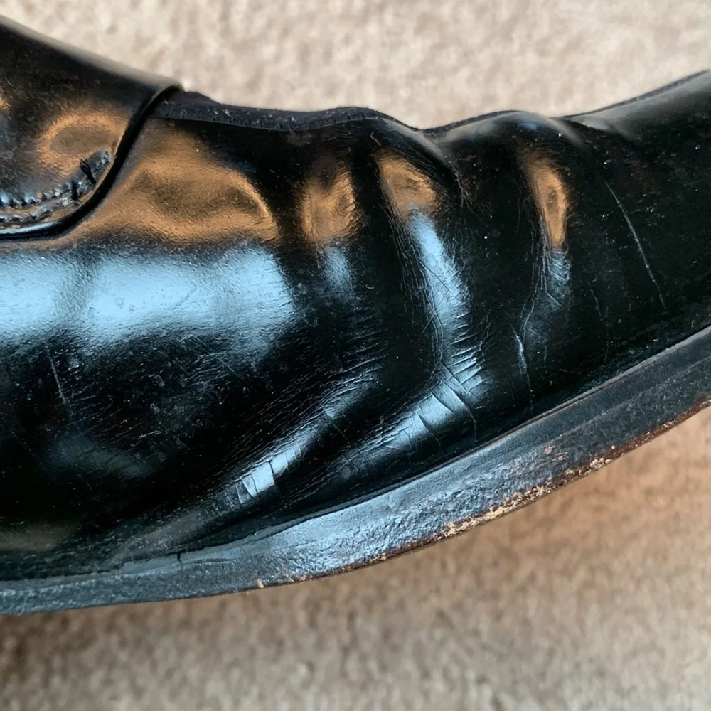Florsheim | Florsheim Men's Designer Collection Loafers Patent Logo Buckle